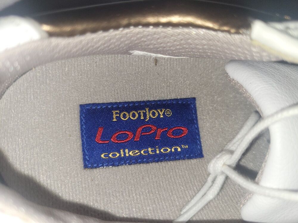 Footjoy Women's Golf Shoes size 6.5 Bronze & White LoPro Collection - Picture 7 of 8